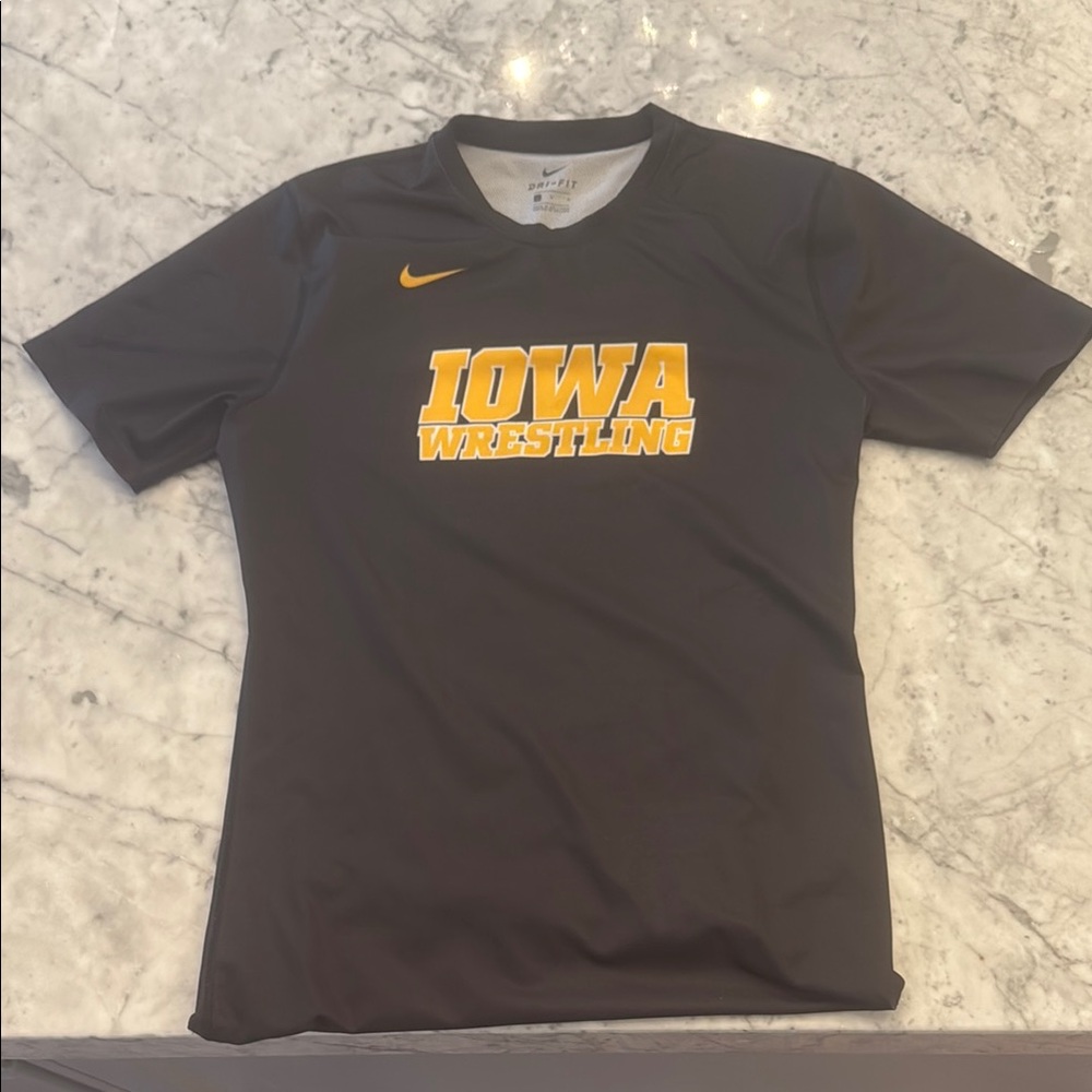 Rare Iowa Team-Issued Wrestling Practice Tee
